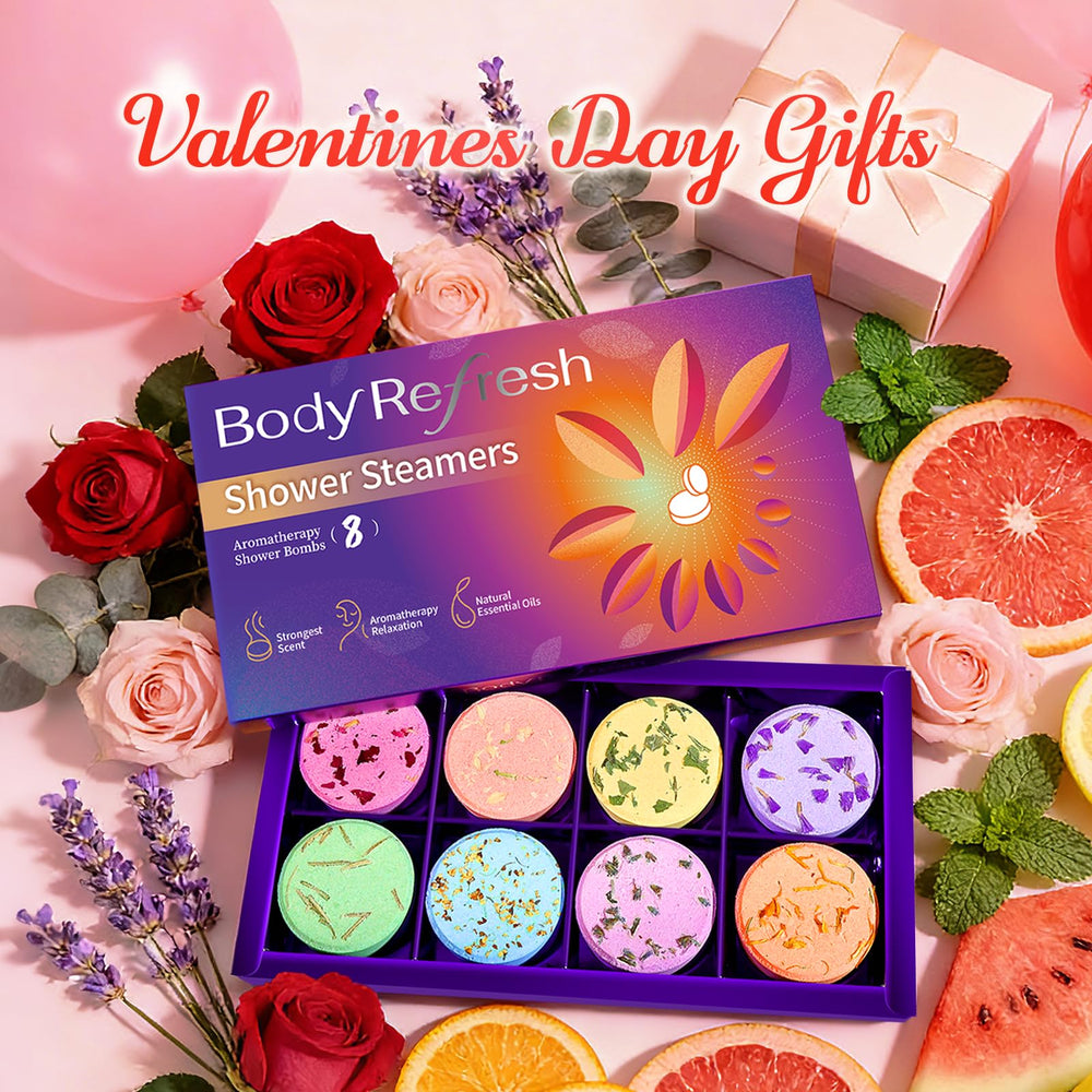 BodyRefresh bombe-douche-rose : douceur florale pour un moment de soin