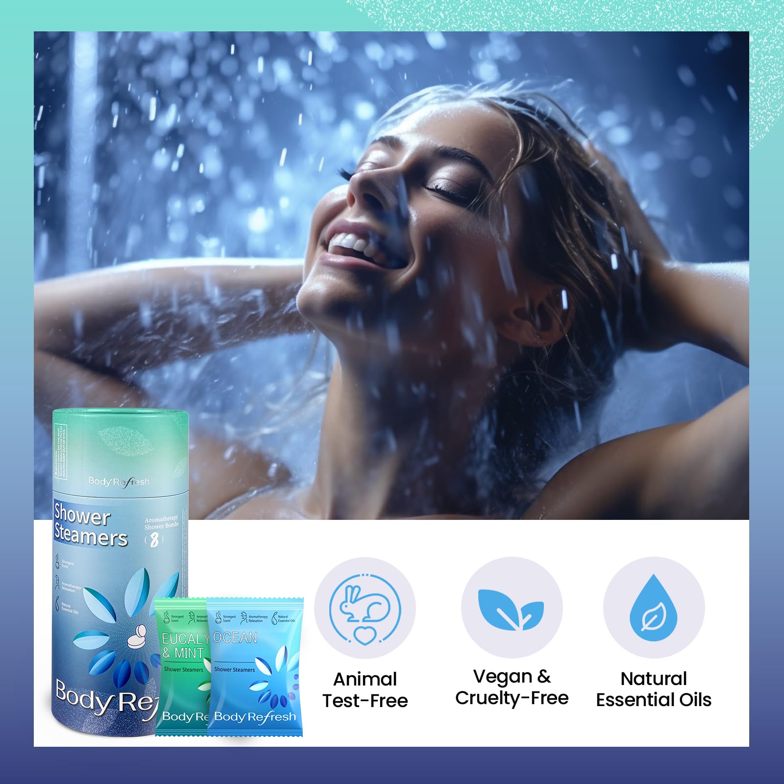 BodyRefresh bomba ducha citricos, fragancia fresca para empezar