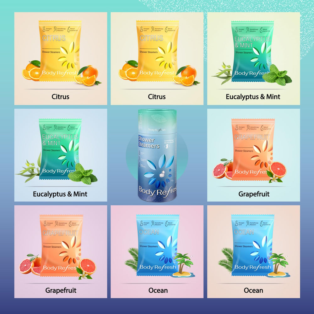 BodyRefresh bomba ducha pomelo, aroma cítrico para spa