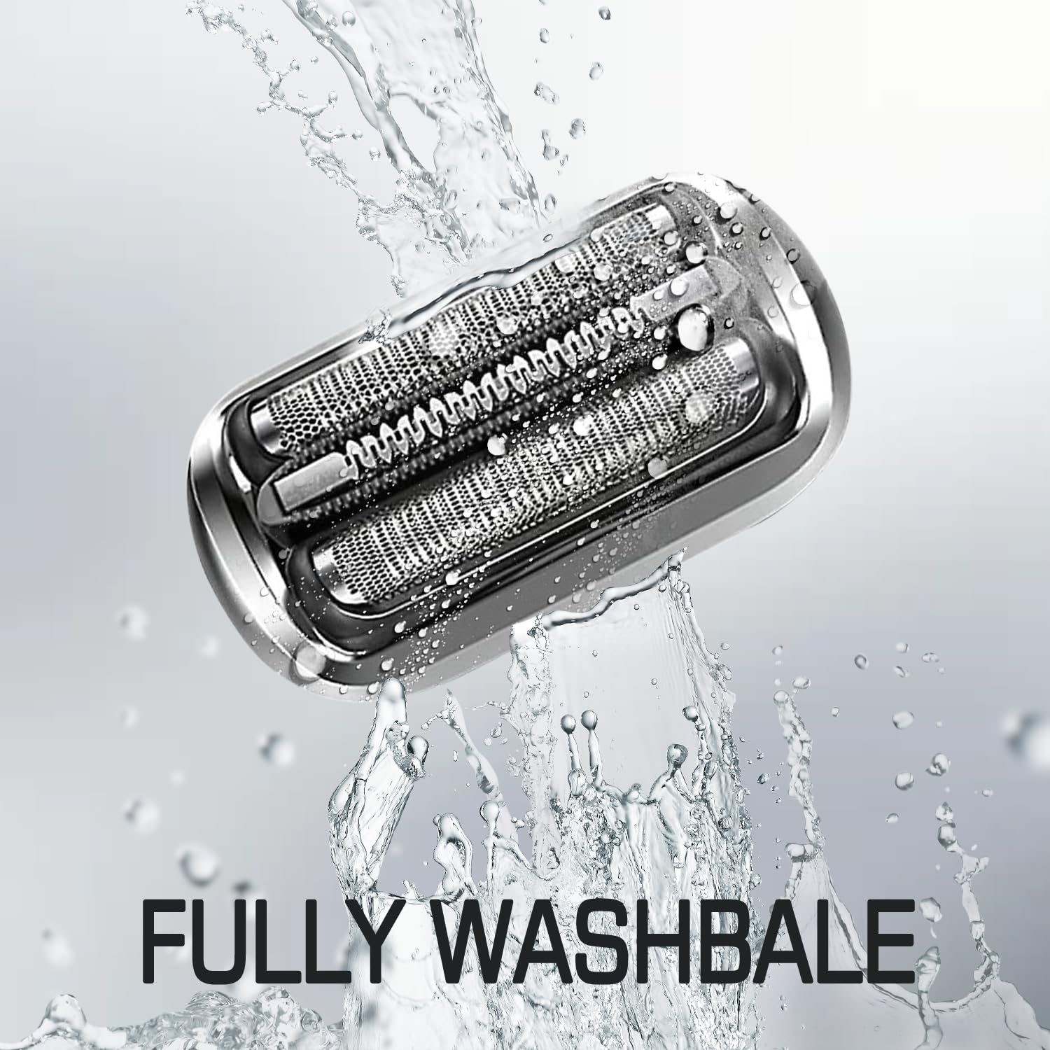 BOEEA acero inoxidable para cabezal Braun Series 7, construcción duradera
