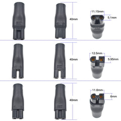 BOEEA conectores compatibles para múltiples modelos Norelco, facilita recargas.