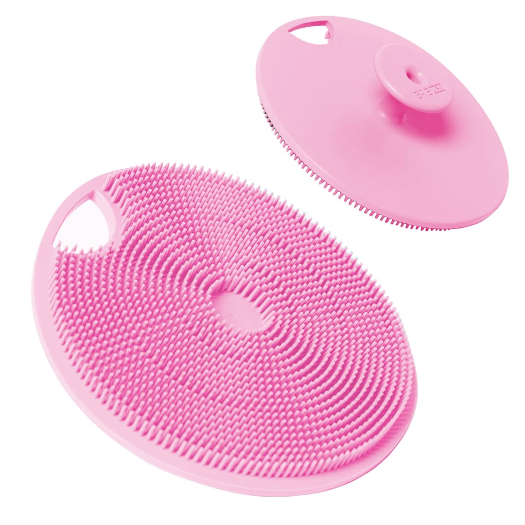 Boie USA exfoliante corporal con manija, exfoliación suave para piel sensible en la ducha