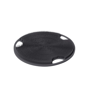 Boie USA exfoliante plano para cuerpo con carbón activado, limpieza higiénica y suave para piel sensible.