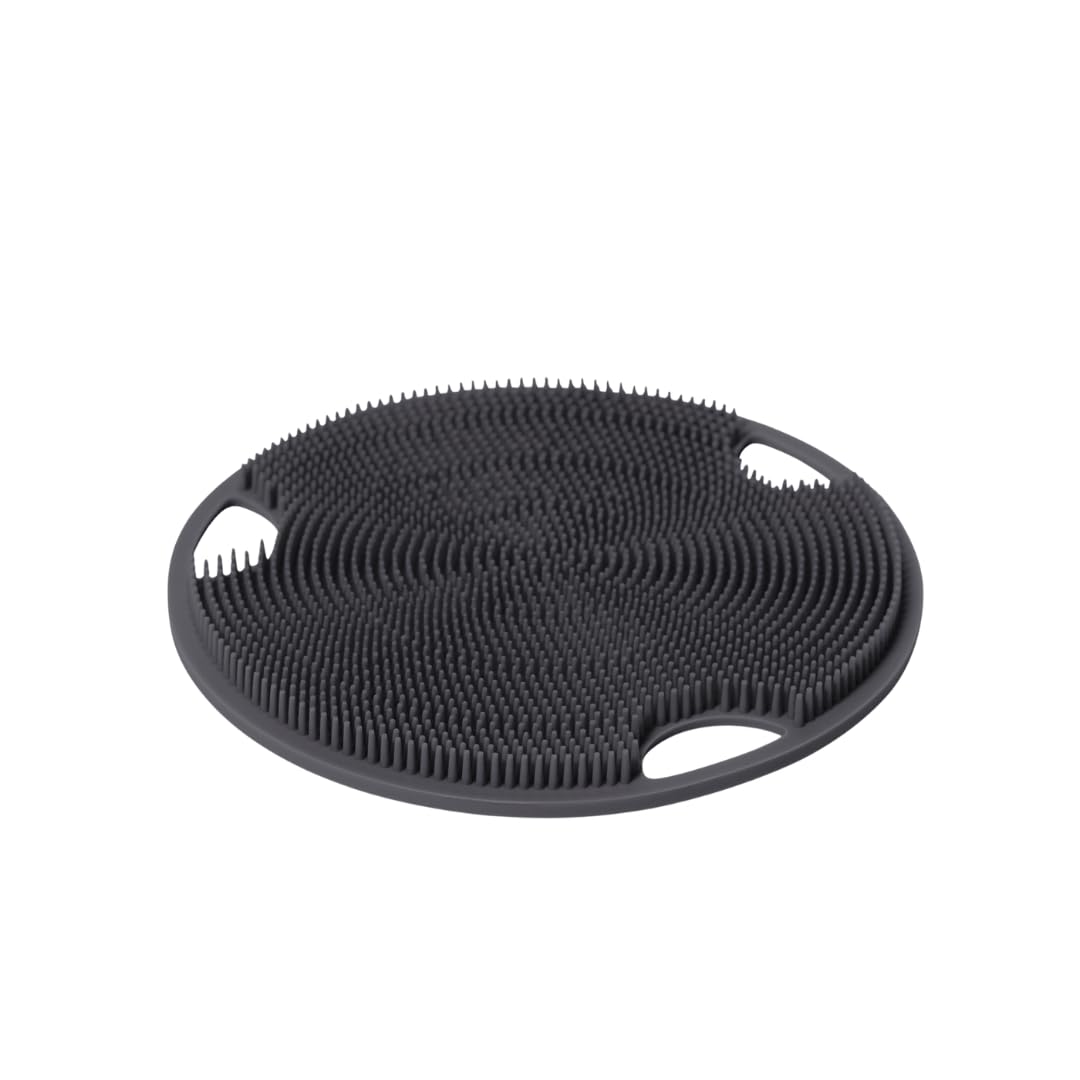 Boie USA exfoliante plano para cuerpo con carbón activado, limpieza higiénica y suave para piel sensible.