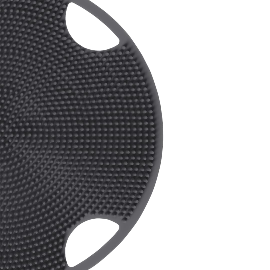 Boie USA exfoliante plano para cuerpo con carbón activado, textura similar a silicona y cuidado suave para piel sensible.