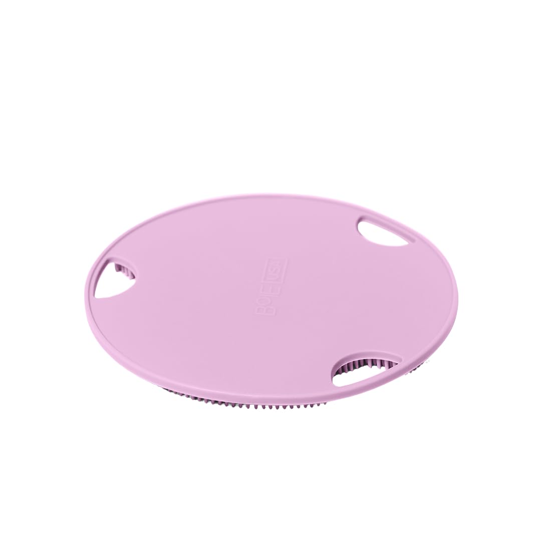 Boie USA Flat Body Scrubber detalle de textura similar a la silicona, ideal piel sensible.