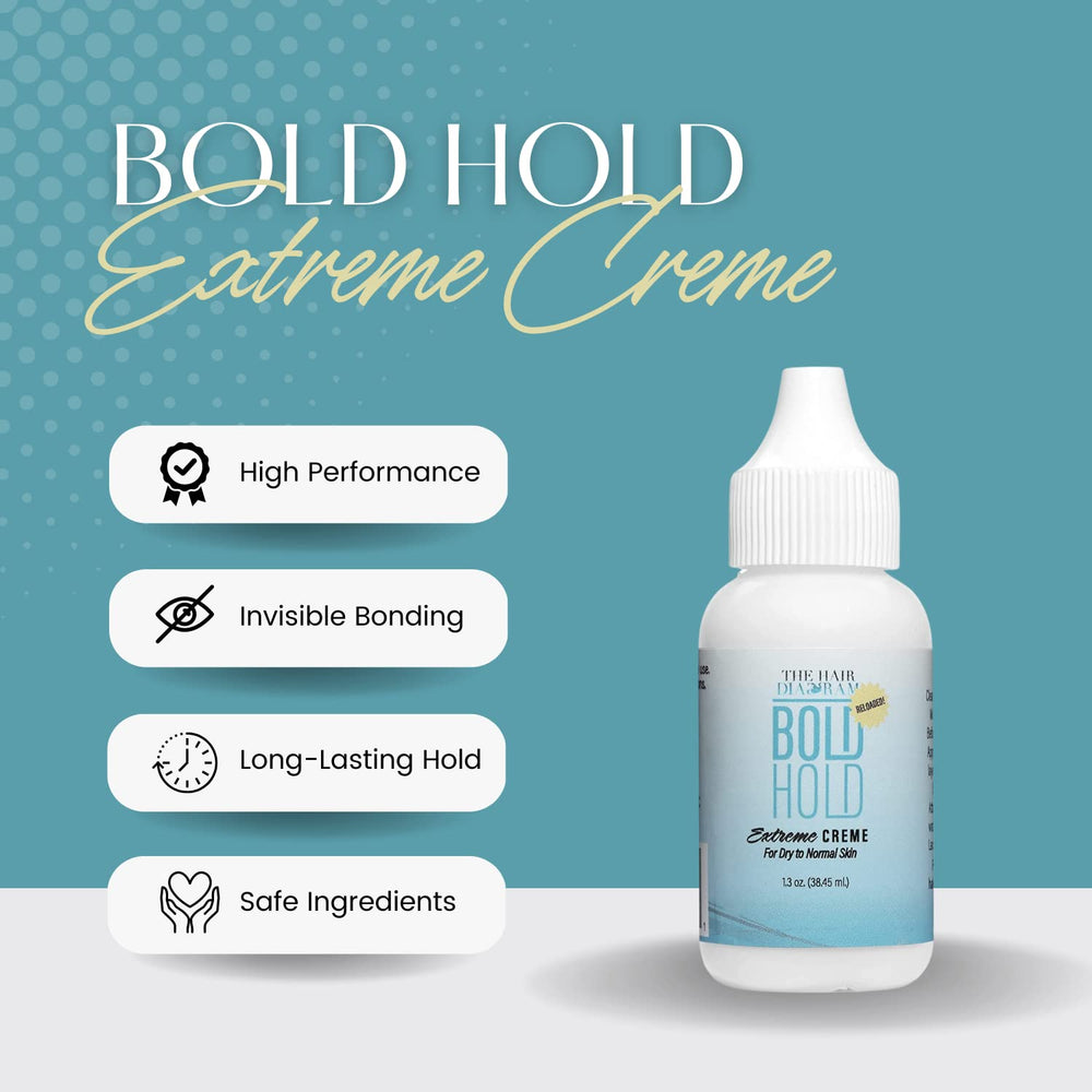 The Hair Diagram Bold Hold Extreme Creme Reloaded, secado claro para un aspecto natural.