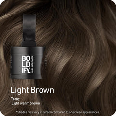 Boldify: cobertura de canas en raíces para un aspecto natural.