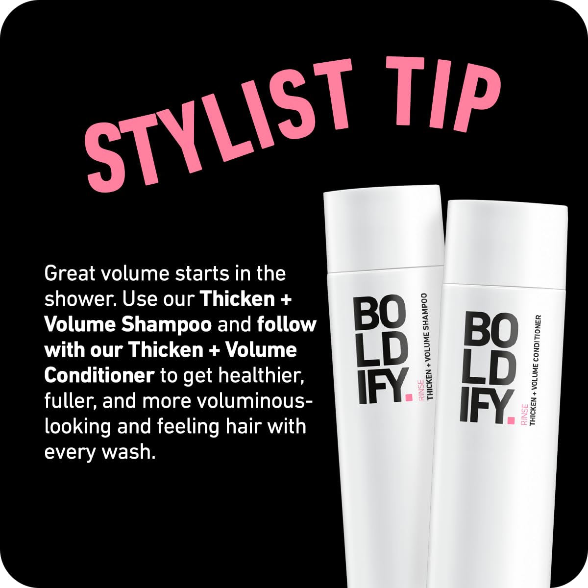 Boldify Dry Texture Spray perfecto para recogidos con fijación suave.