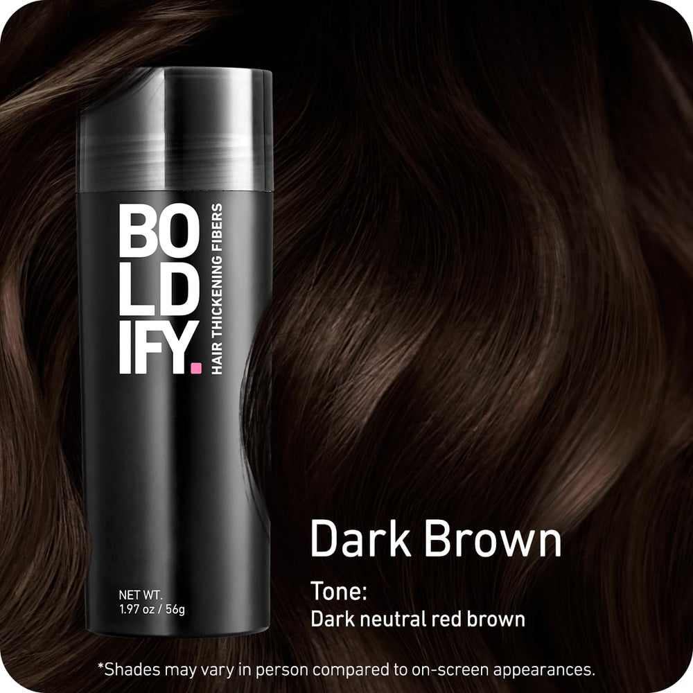 Fibras Boldify para el cabello cobertura-precisa para coronilla y línea de cabello.