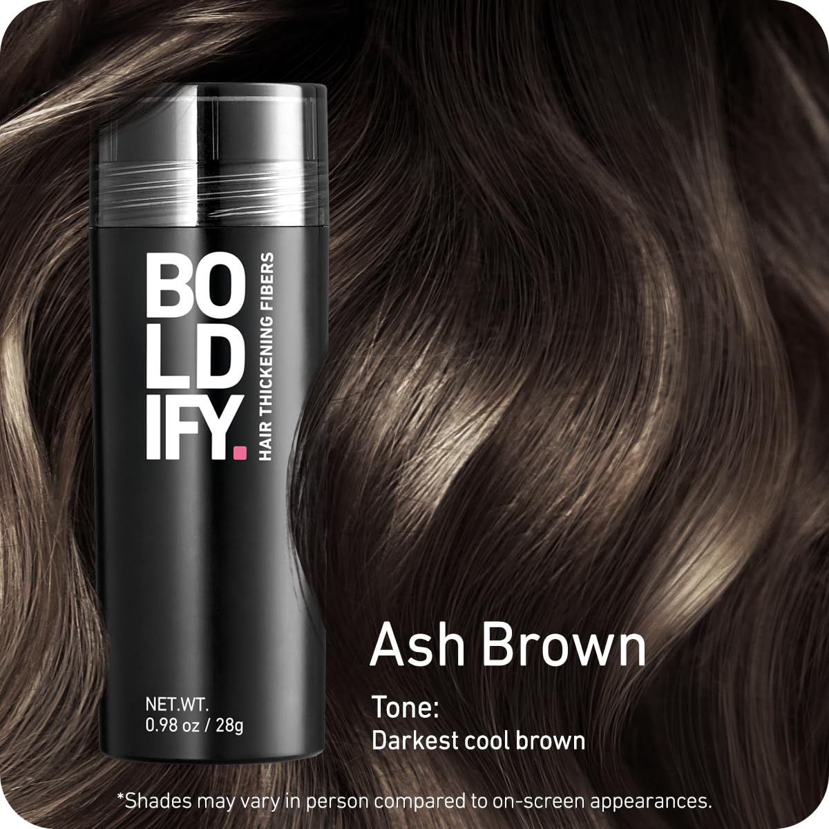 Boldify Fibras para el Cabello, aplicación-fibras: fácil de aplicar para cabellos finos.