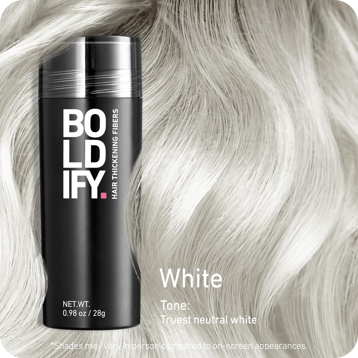 Boldify Fibras para cabello: cobertura de la corona para un aspecto natural