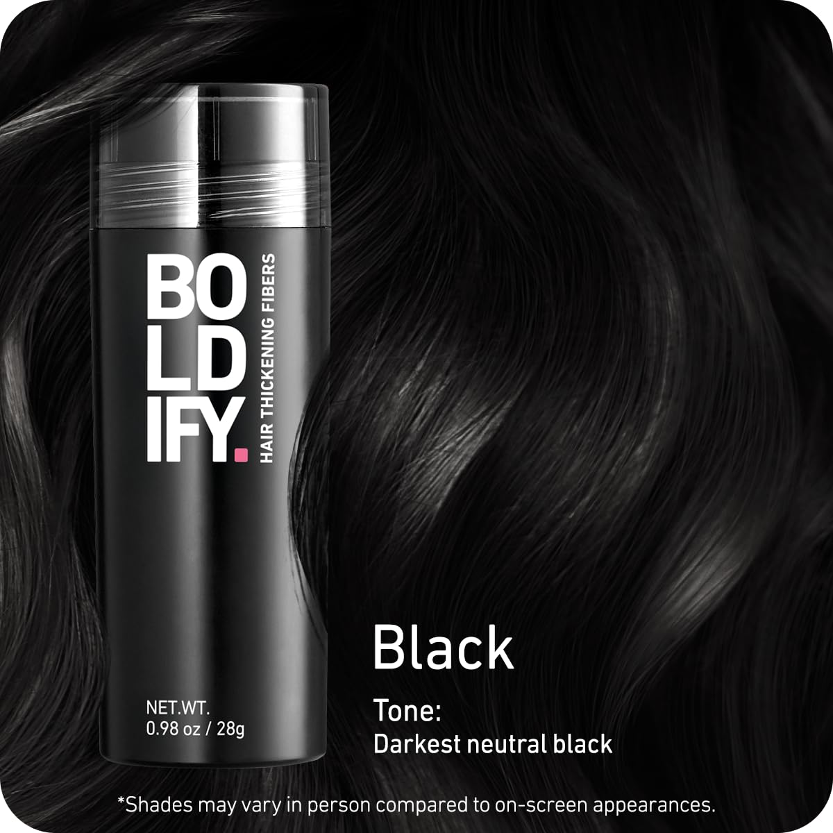 BOLDIFY: cubrimiento de coronilla para una apariencia más completa.