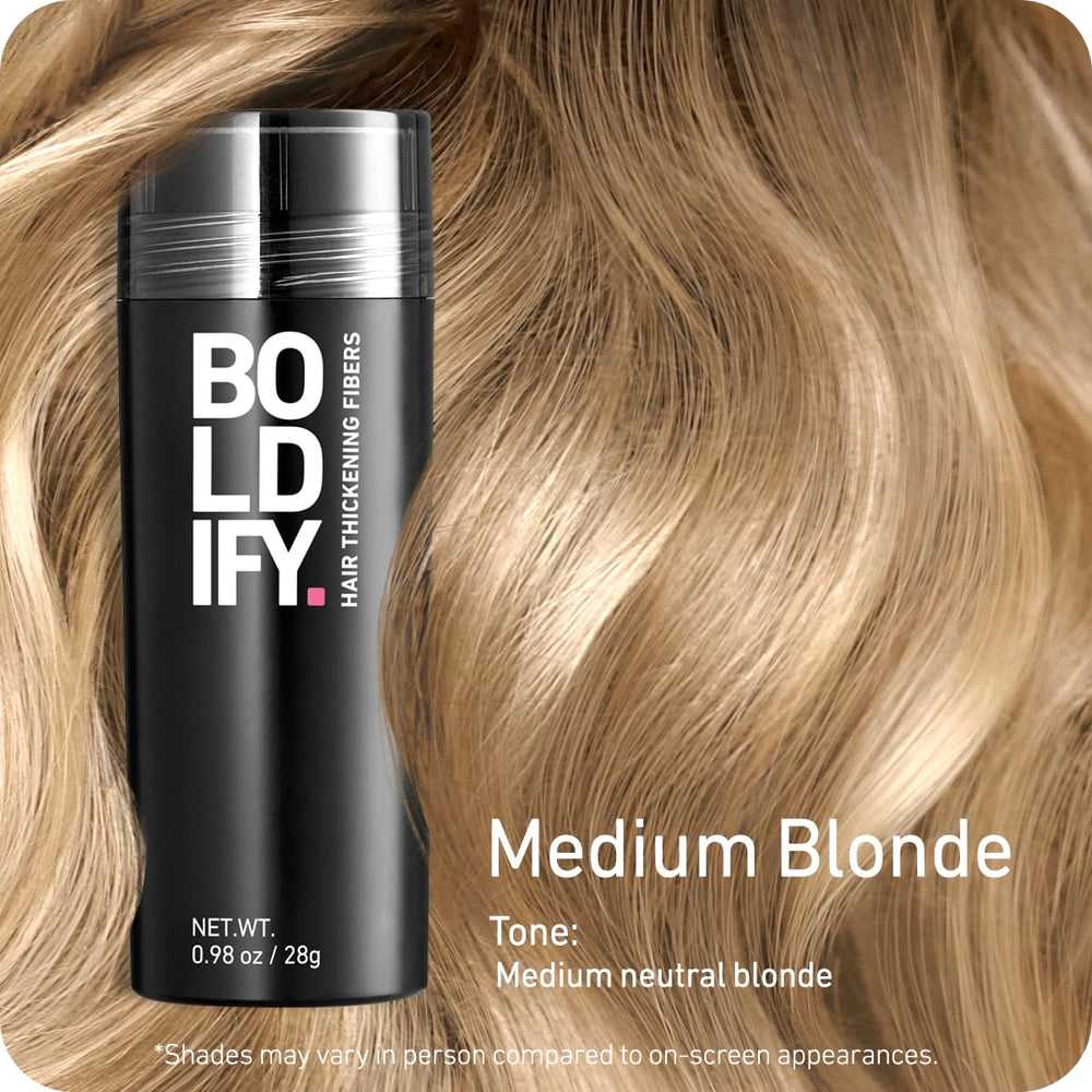 Aplicación fácil de Boldify Fibras Capilares para resultado natural inmediato