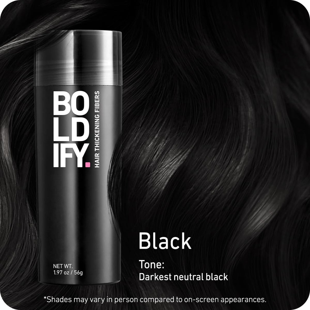 Boldify Fibras Capilares, raya natural para transición suave