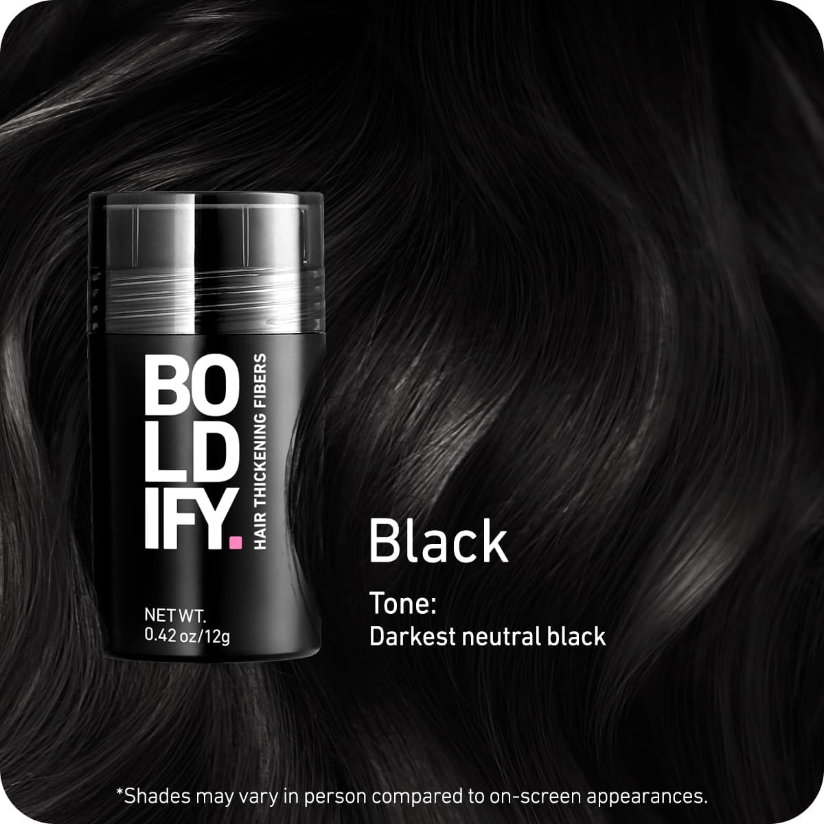 Boldify Fibras Capilares cobertura instantánea en la corona para un look denso