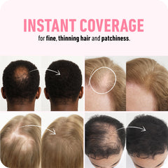 Boldify efecto invisible en la raíz para acabado natural.