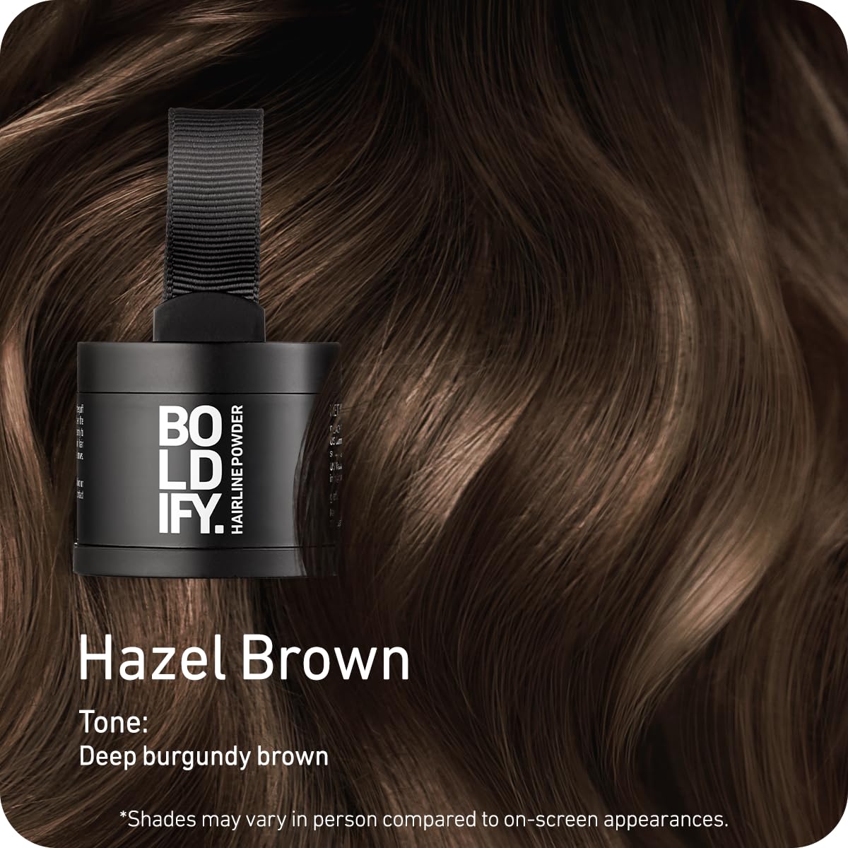 Boldify Hairline Powder cubre canas con acabado natural