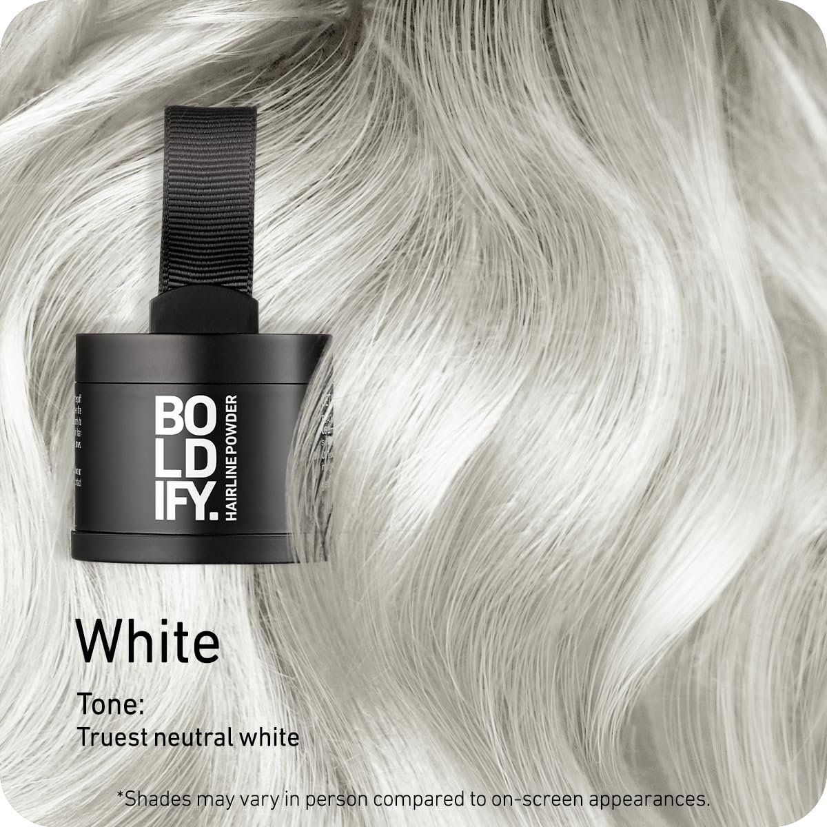 Boldify Hairline Powder cubre canas de forma natural y rápida