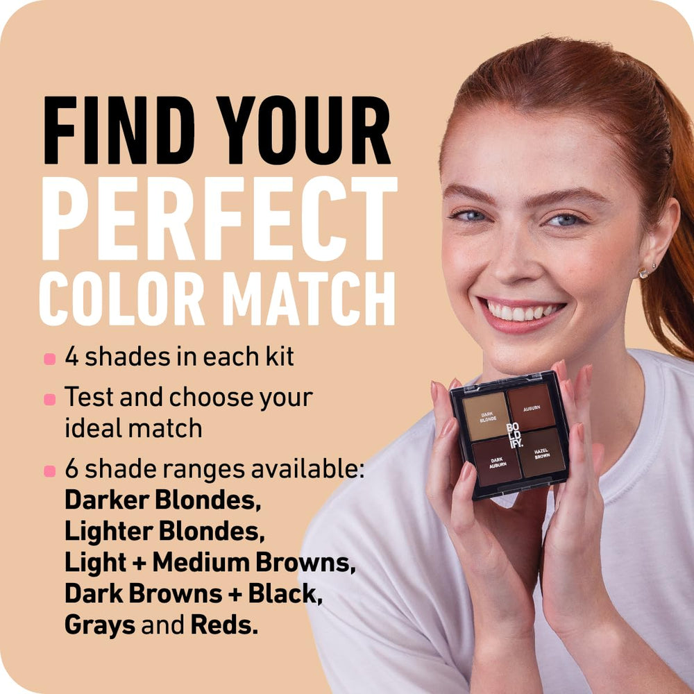 Boldify Hairline Powder light brown shade swatch for quick shade matching.