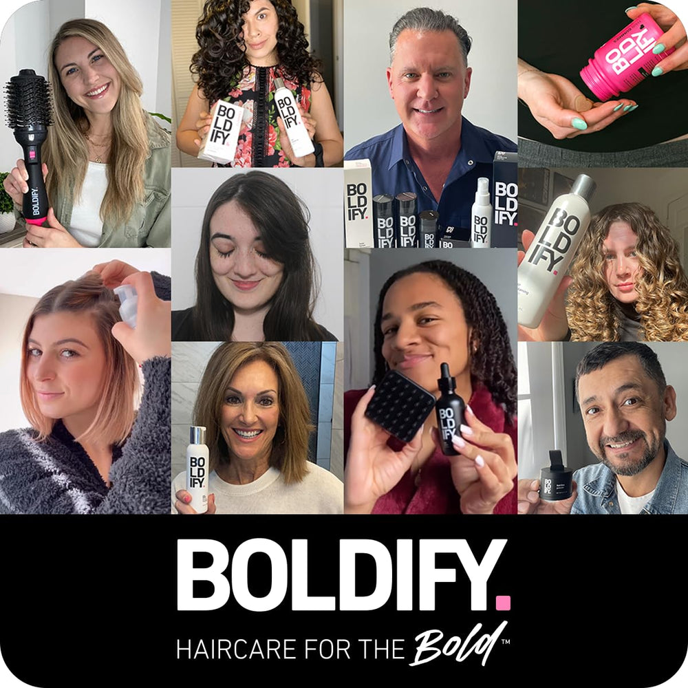 Boldify pincel polvo linea cabello contorno ofrece versatilidad de peinado.