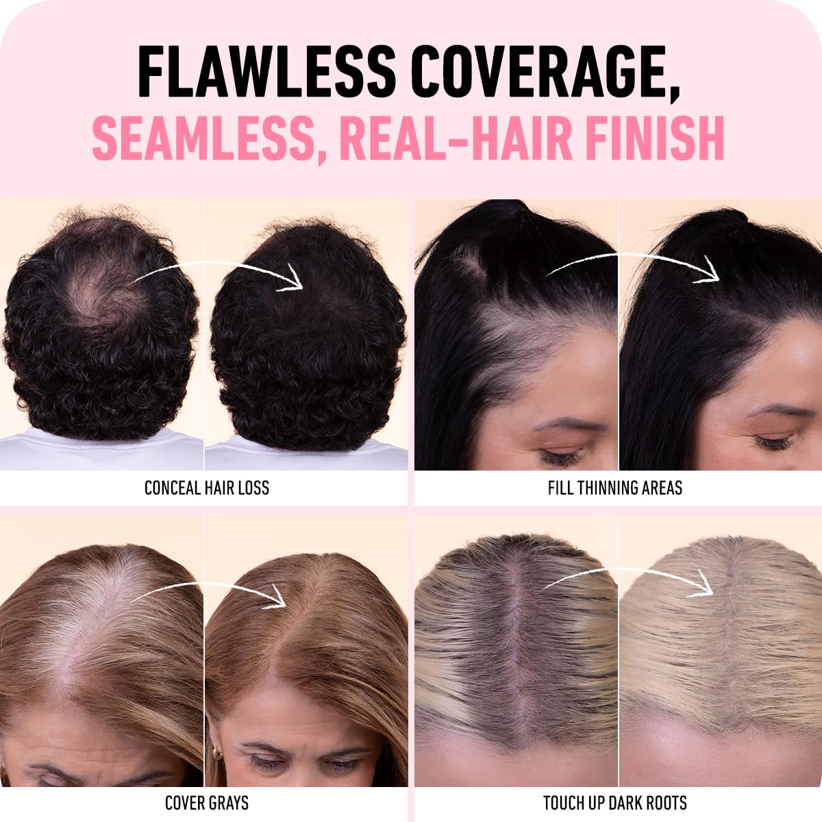 Boldify tono gris para cobertura de canas discretas