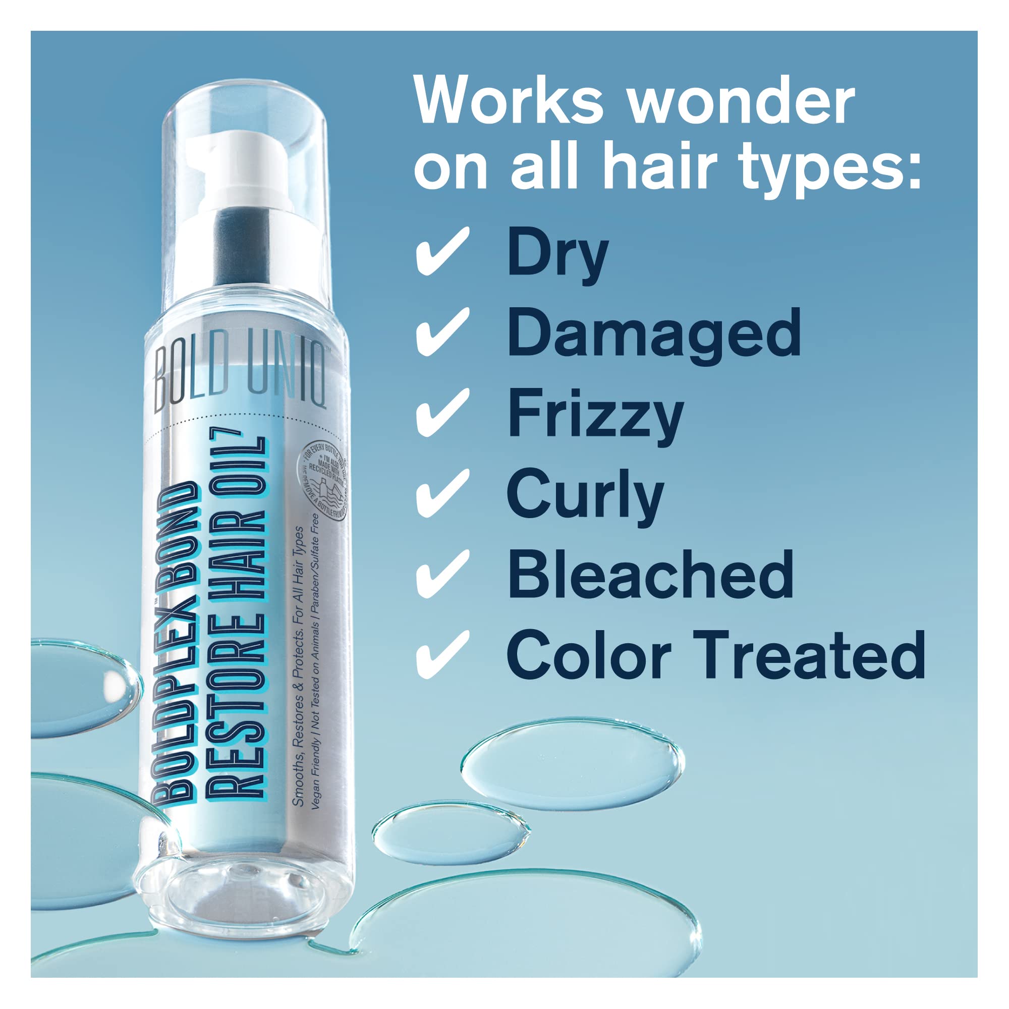Control del frizz con BoldPlex7, tratamiento capilar para cabello encrespado.