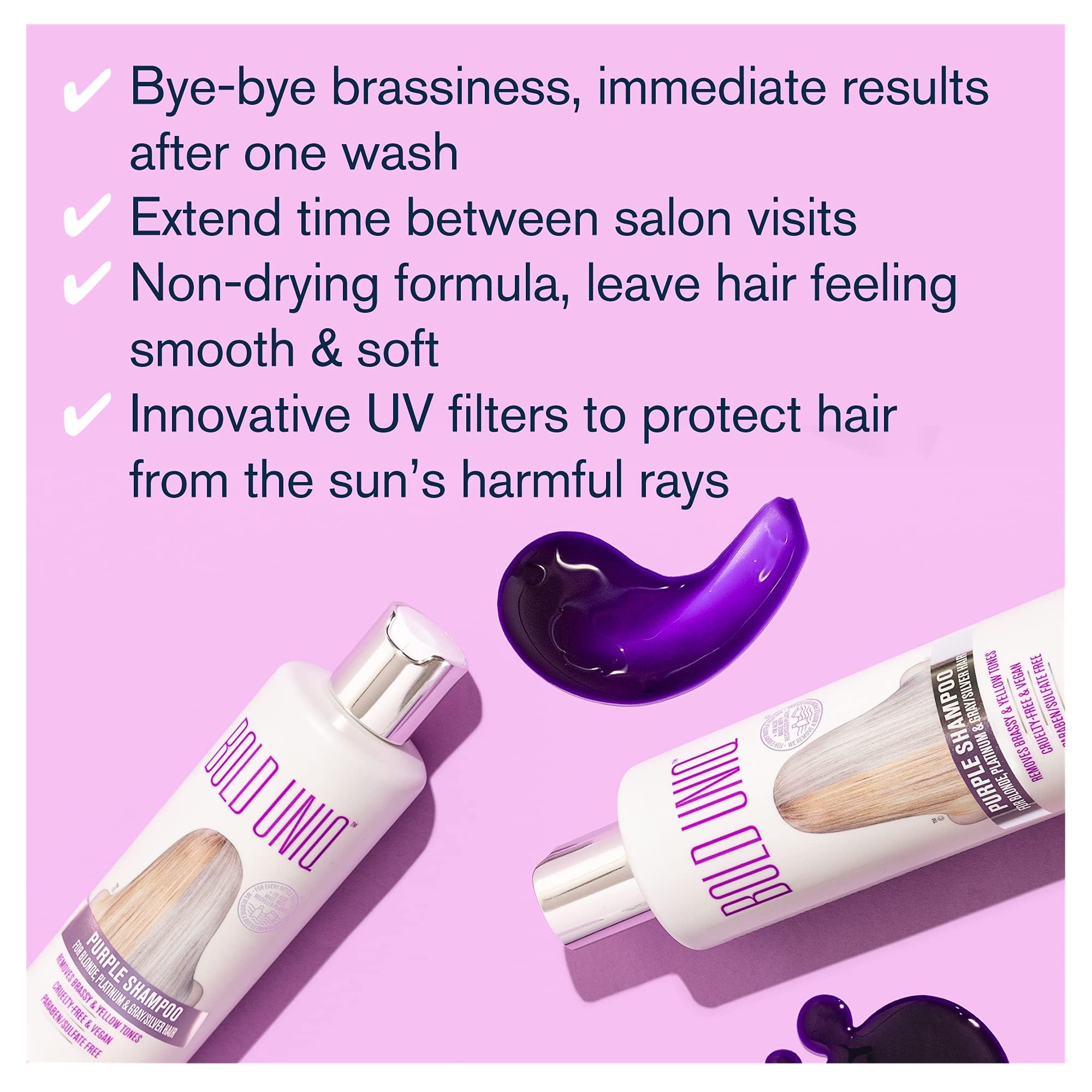 Cheveux après usage, éclat et brillance retrouvés avec Bold Uniq Shampoing