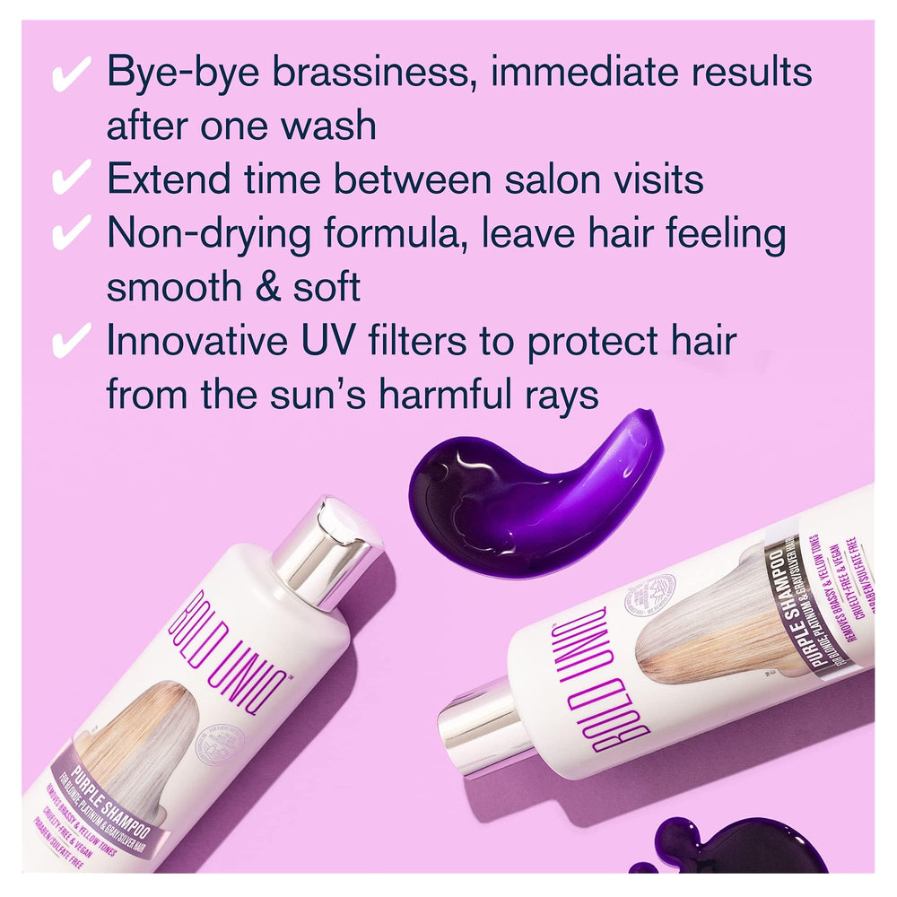 Cheveux après usage, éclat et brillance retrouvés avec Bold Uniq Shampoing