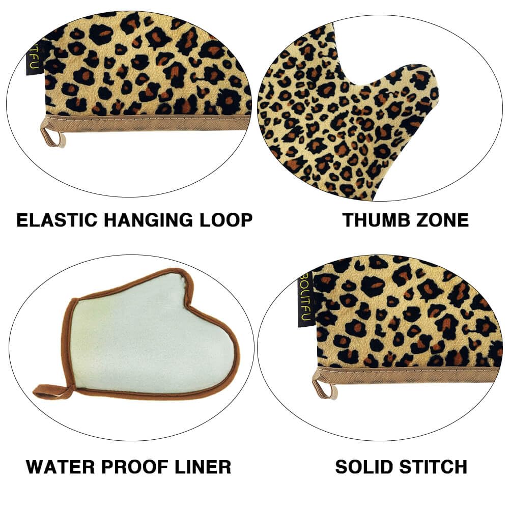 Aplicador de espalda BOLITFU leopardo facilita cobertura completa