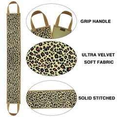 Guante exfoliante BOLITFU leopardo prepara la piel para el bronceado