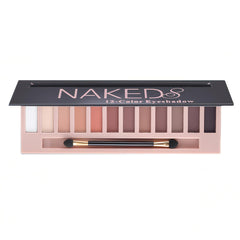 BOLOPER paleta sombras nude mate para maquillaje diario, acabado suave.