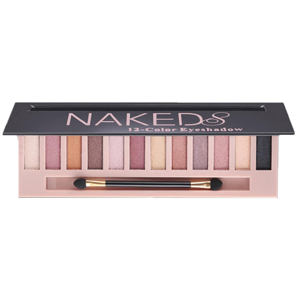 BOLOPER paleta sombras nude 12 colores para estilos naturales y definidos.