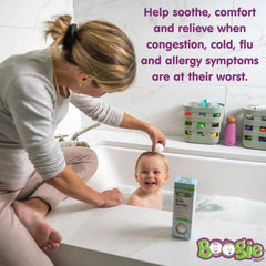 Boogie bolas de baño para niños burbujeando en la tina con aroma suave.