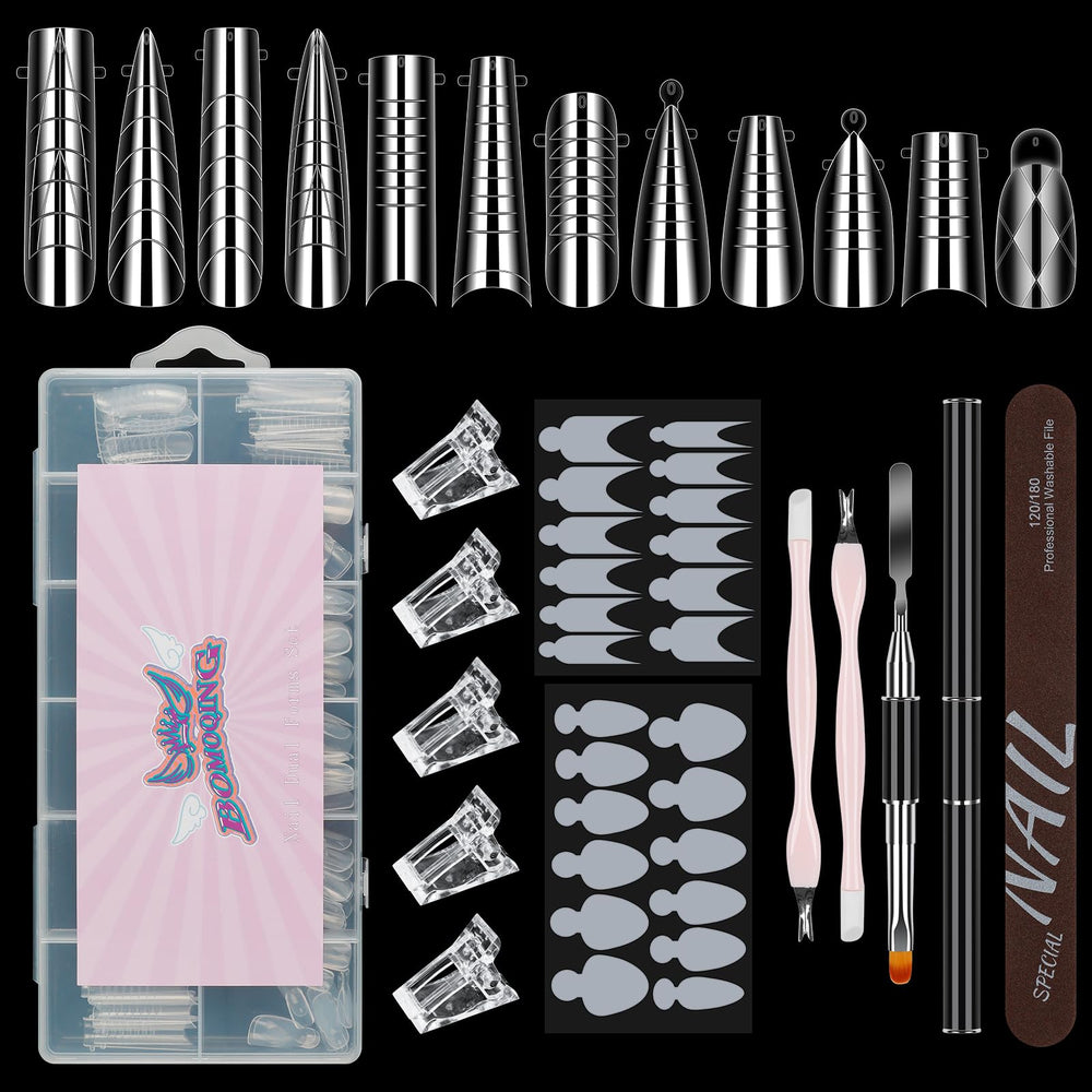 Kit BOMOQING completo para uñas con extensiones, ideal para uso profesional en casa