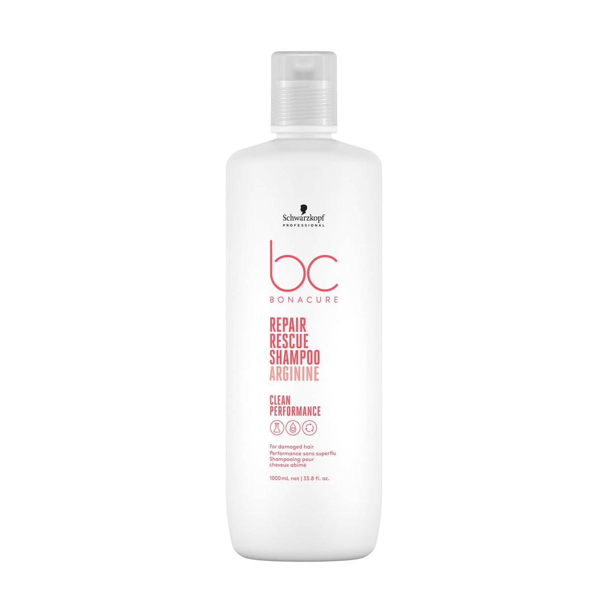 Schwarzkopf Professional Bonacure, botella con champú micelar para limpieza suave del cabello