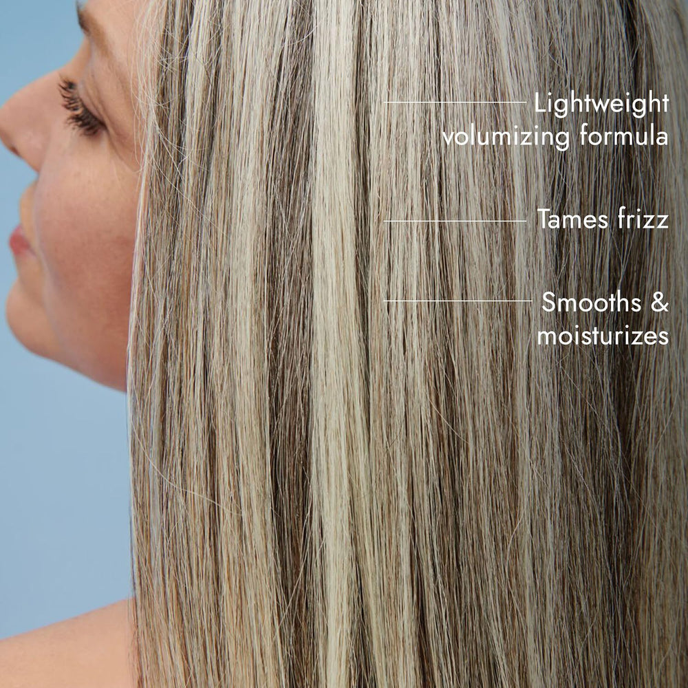 Acondicionador Bondbar sin enjuague, textura ligera para cabello manejable.