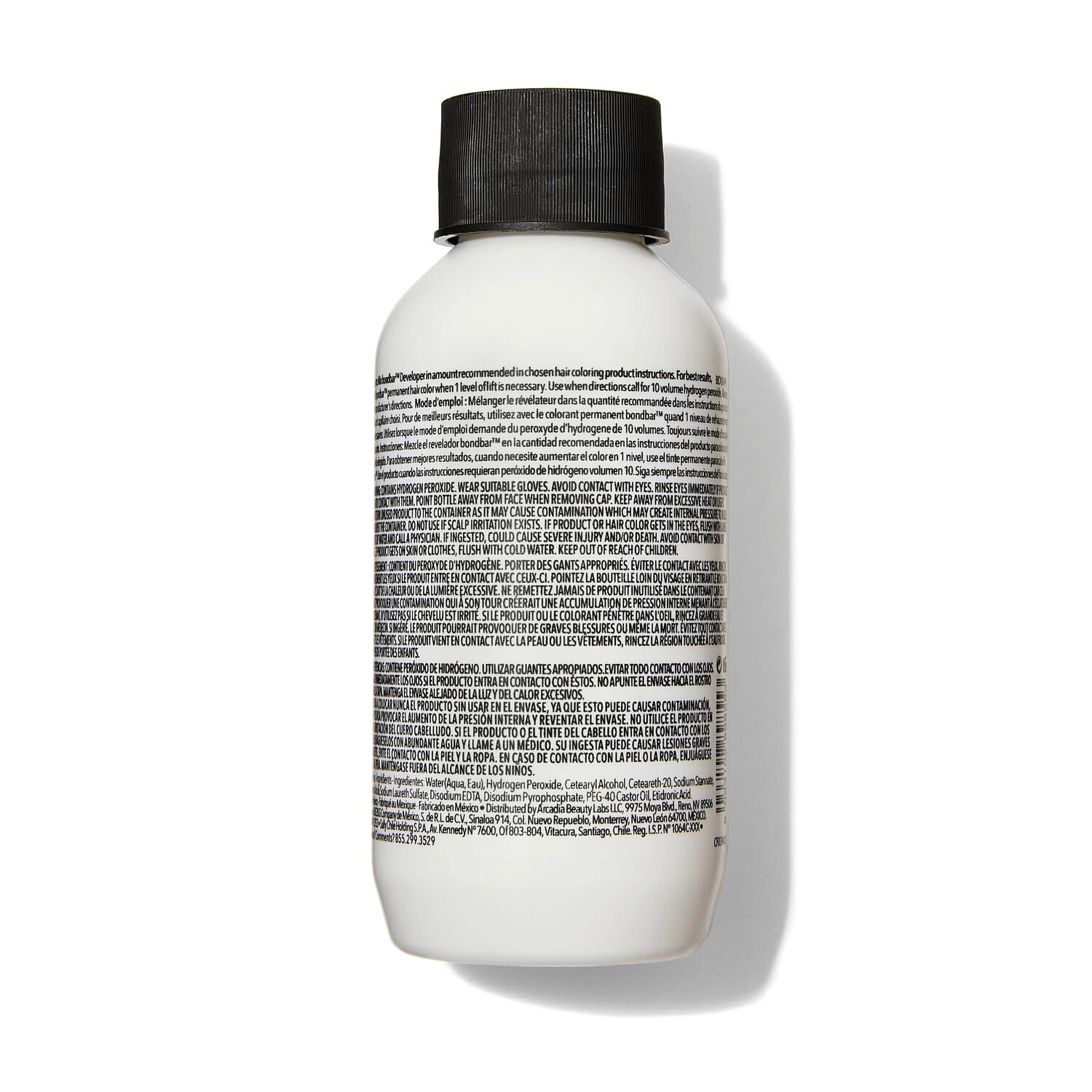 Bondbar desarrollador crema 10 volumen, mezcla suave para coloración homogénea