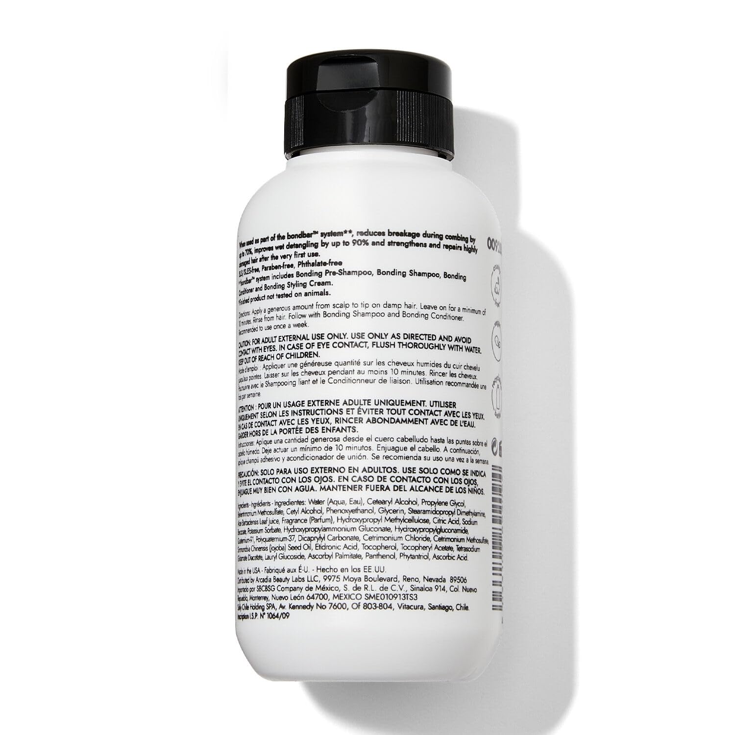 Bondbar PreShampoo Repair libre de sulfatos SLS/SLES para lavado suave