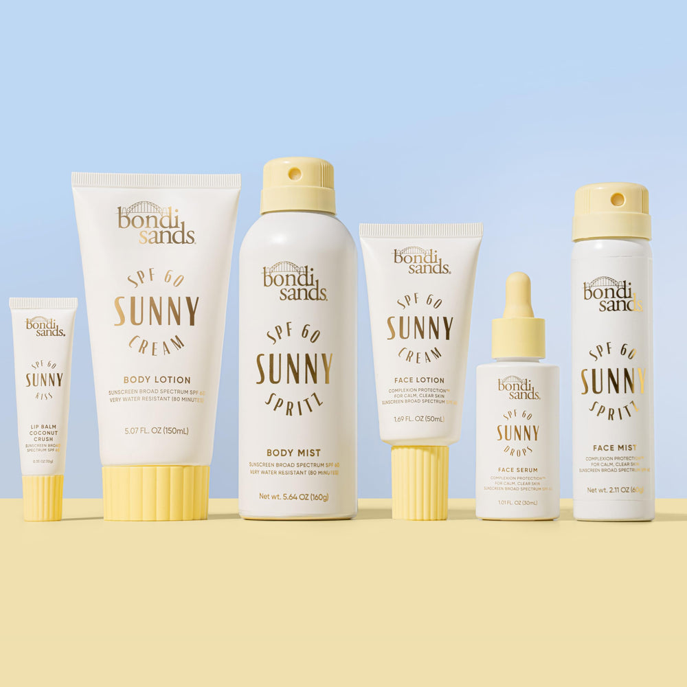 Bondi Sands Sunny Kiss SPF 60 Coconut Crush, uso diario para labios brillantes y protegidos.