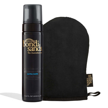 Bondi Sands Espuma Autobronceadora Ultra Oscura: aplicación suave para tono uniforme.