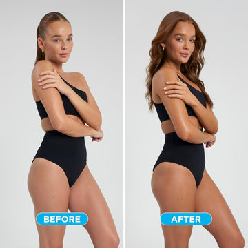 Bondi Sands espuma-bronceadora-aloe-coco hidrata piel durante el bronceado.