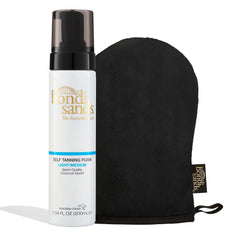 Bondi Sands espuma-bronceadora-ligera facilita aplicacion suave y tono uniforme.