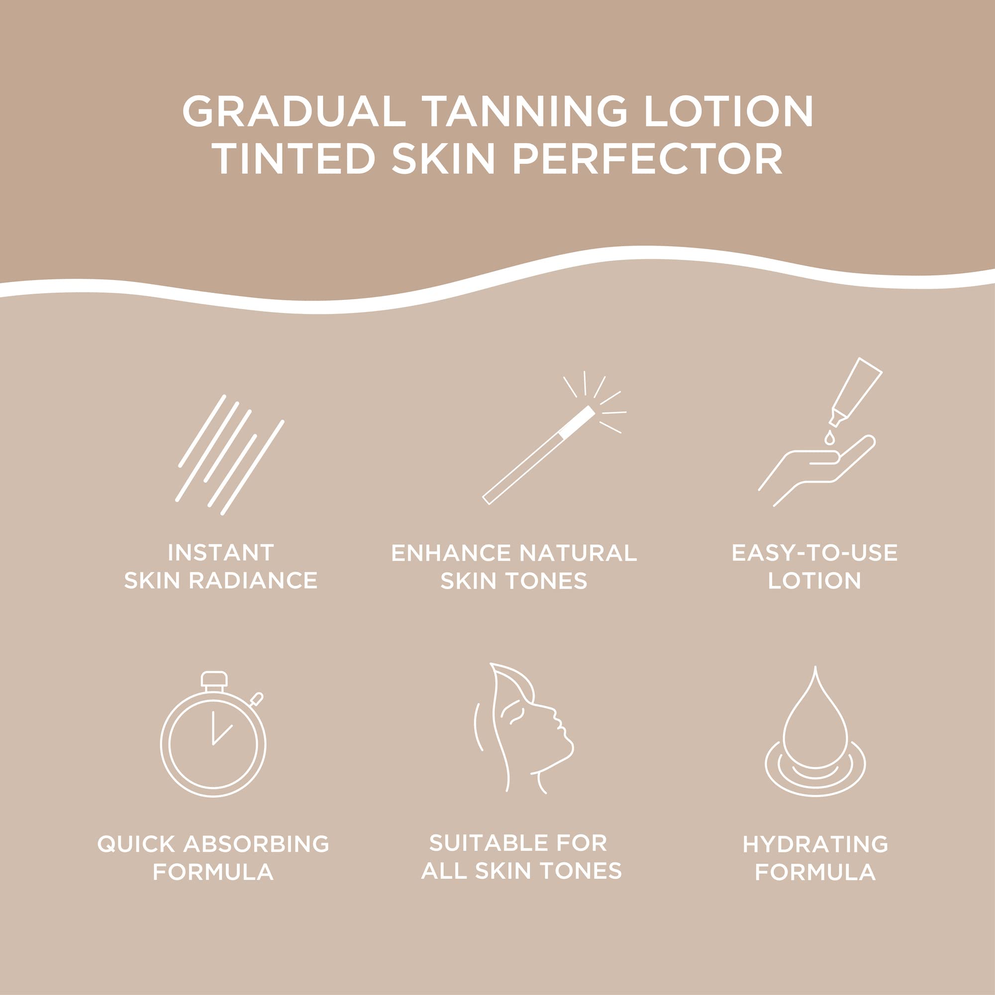 Envase de Bondi Sands Gradual Tanning Lotion de 150 ml