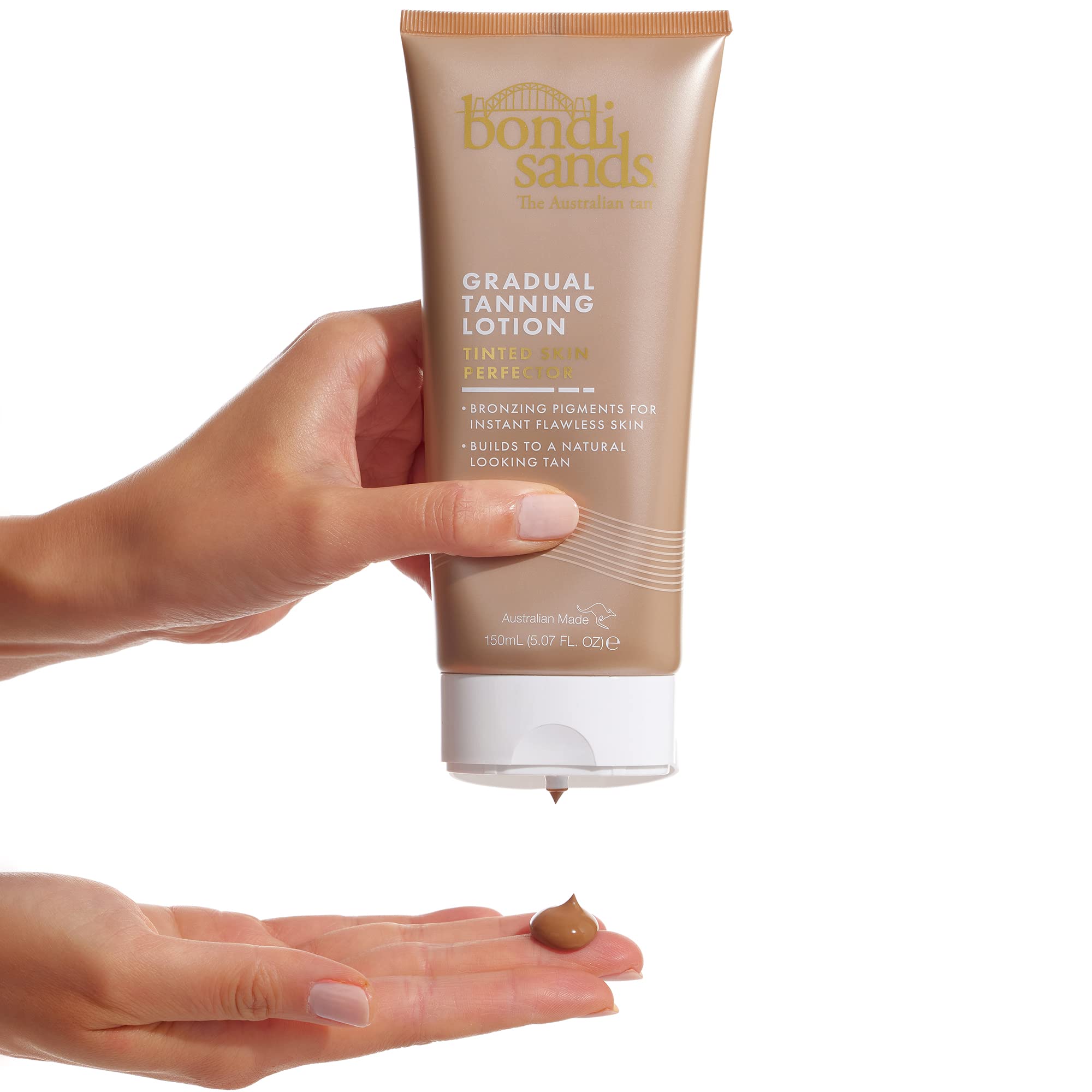 Textura cremosa de Bondi Sands Gradual Tanning Lotion