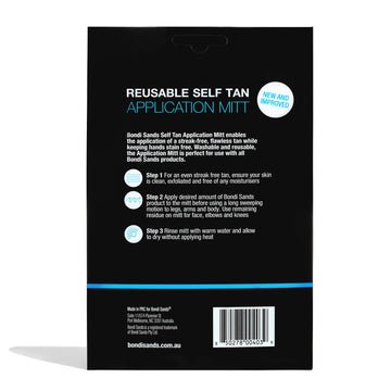 Guante autobronceador Bondi Sands limpieza rápida y cuidado sencillo