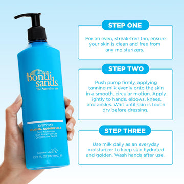 Bondi Sands Lait Graduel – teint doré naturel sans traces.