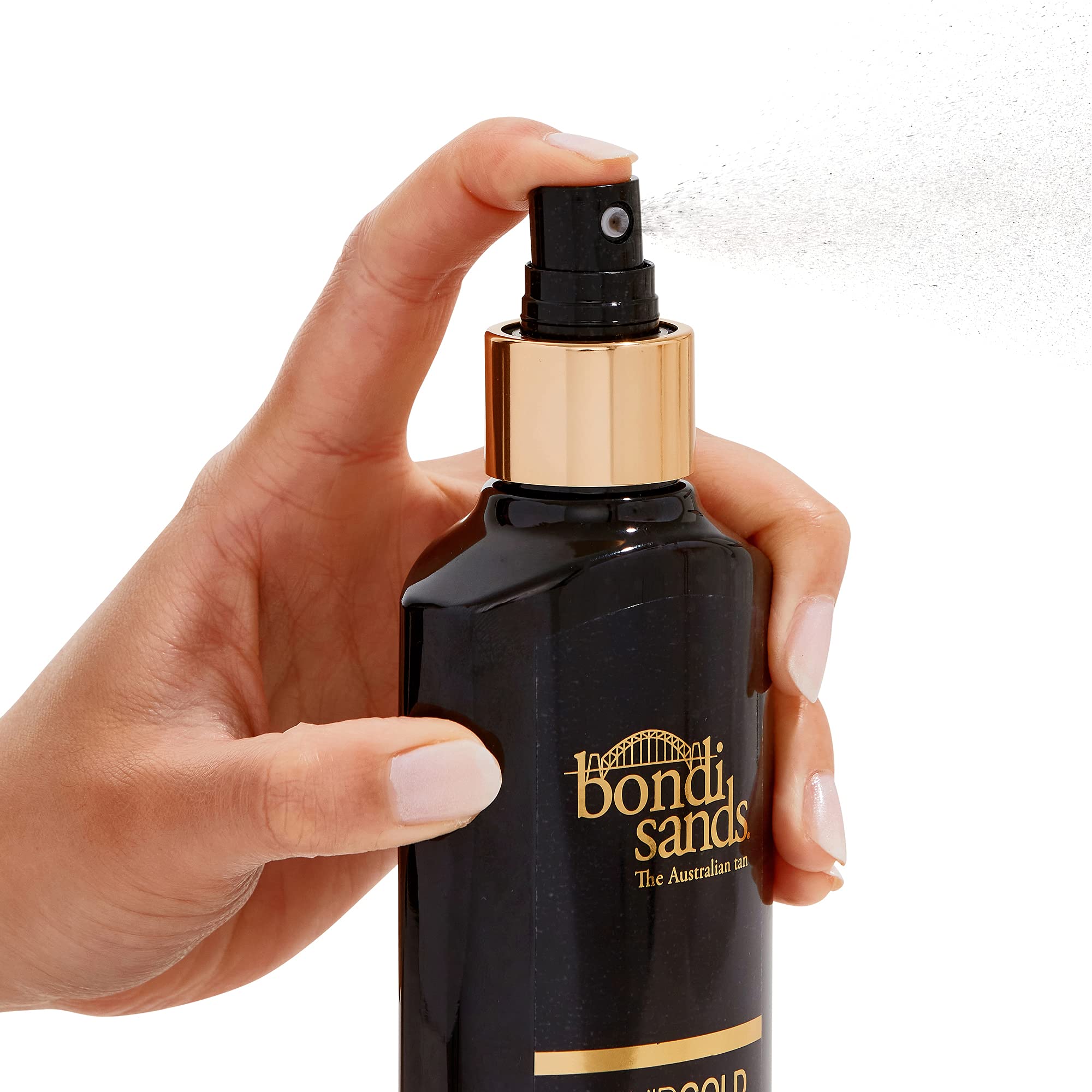 Bondi Sands Liquid Gold ofrece un brillo dorado natural para un tono suave