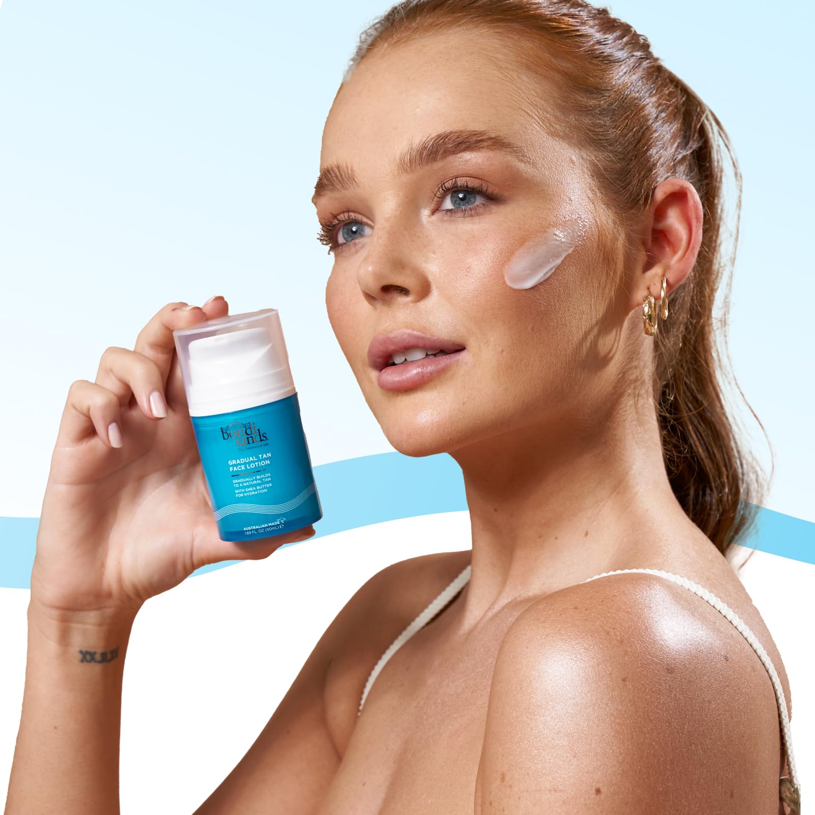 Bondi Sands Gradual Tan Face Lotion: uso diario para un bronceado sutil y progresivo.