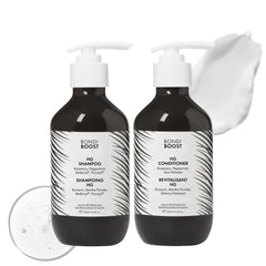 BondiBoost HG Champú anti-caída, botella frontal, cabello más denso y suave